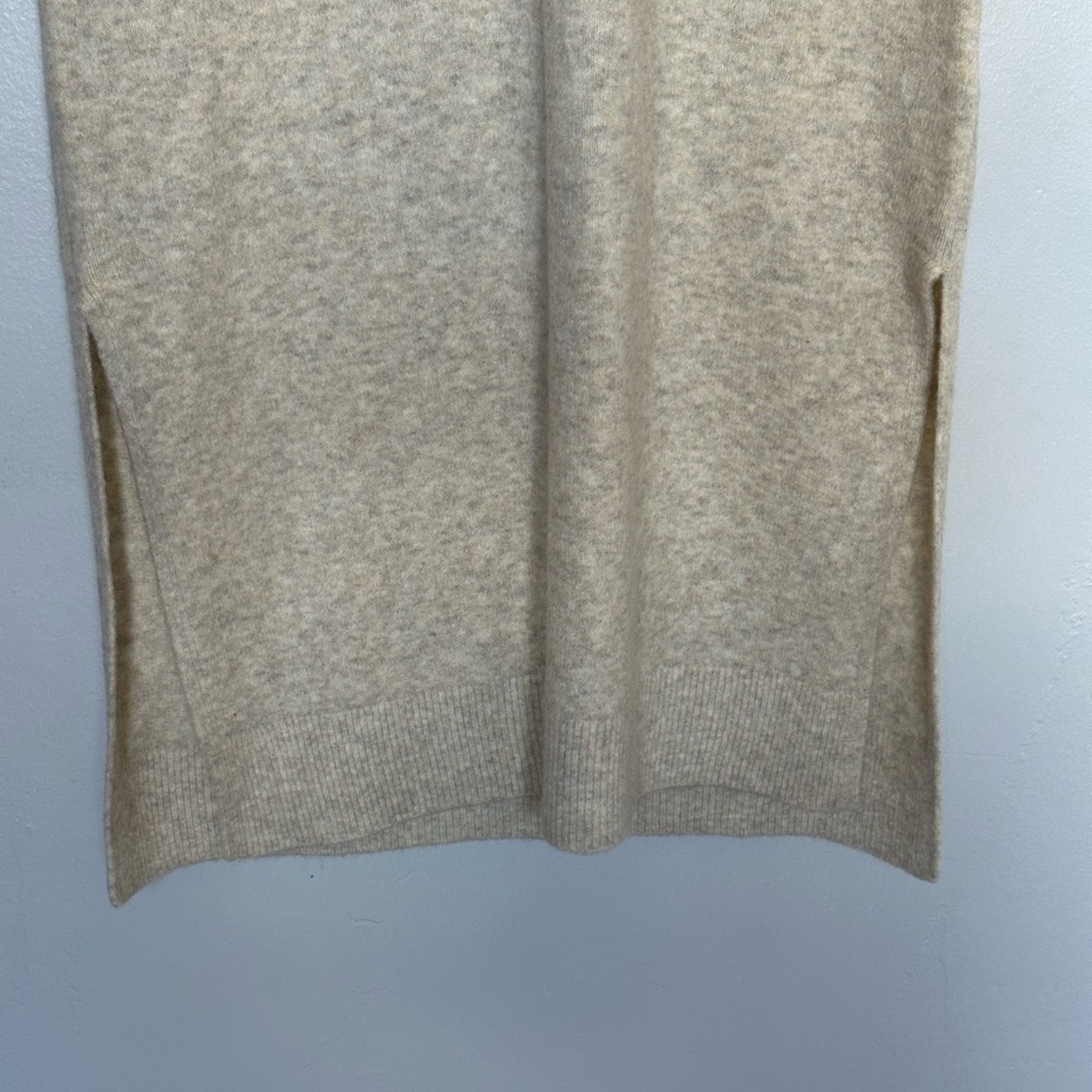 Abercrombie & Fitch Cream Long Sleeve Midi Sweater Dress - Picture 3 of 5